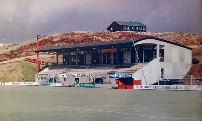 Nýggja HB-húsið, sum tikið varð í nýtslu 23. januar 1993